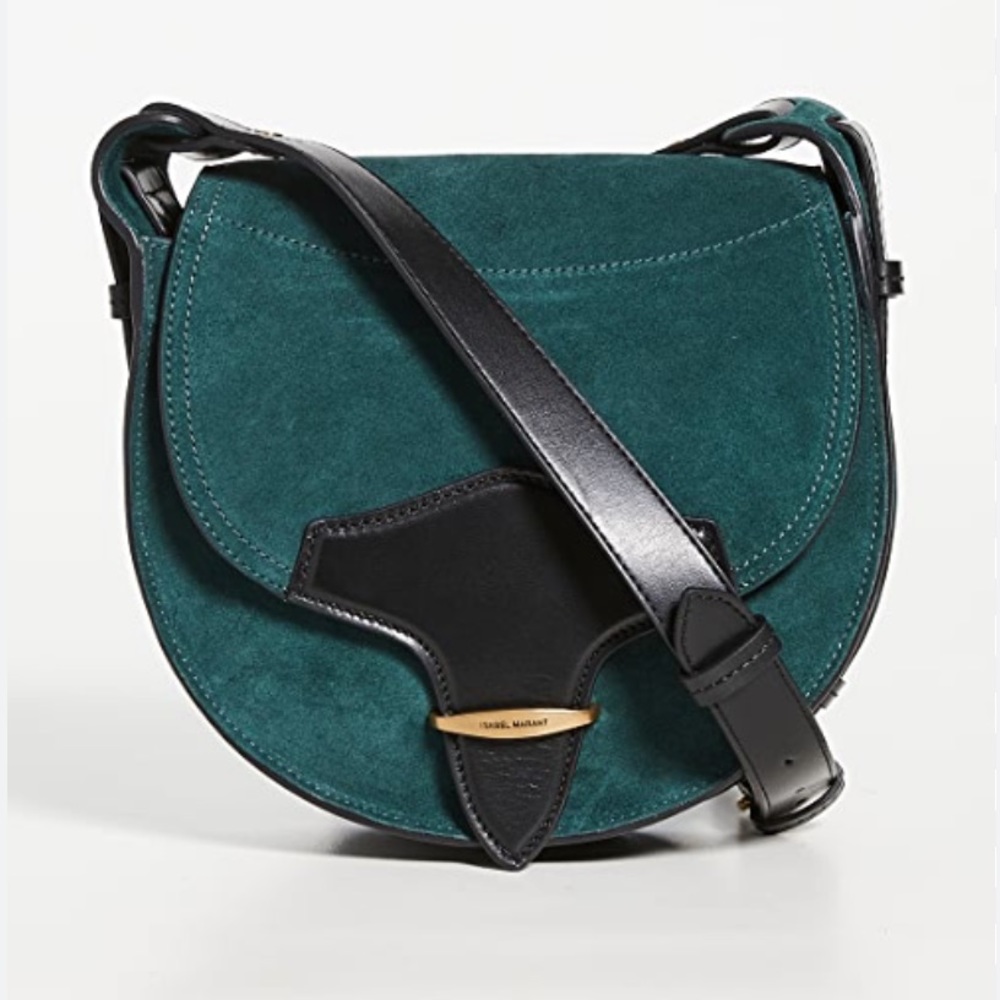ISABEL MARANT BOTSY BAG IN DARK GREEN